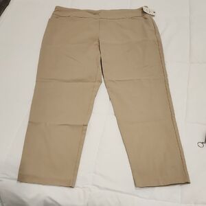 NWT Ladies Tan Dress Pants 1X 16W - 18W‎